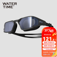 WATERTIME/水川 泳镜防水防雾高清大框男女游泳眼镜专业 巴黎夜色 近视300度