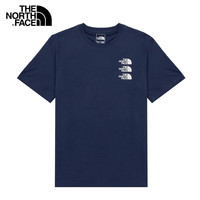 THE NORTH FACE 北面 T恤男女23春夏新款中性情侣户外运动舒适透气圆领短袖86Z2 8K2 S