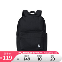 ANTA安踏双肩背包2023新款男女大学生书包休闲通勤电脑包运动旅行包 基础黑-1 均码