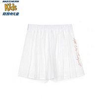 SKECHERS 斯凯奇 [专柜正品]斯凯奇童装女童运动百褶裤裙夏季新款儿童白色透气短裤