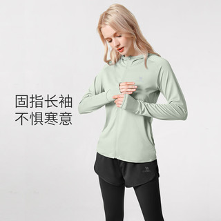 骆驼（CAMEL）瑜伽服五件套女跑步服2023春夏运动服套装时尚健身服衣服 5493，冰灰绿/幻影黑（五件套） XXXL