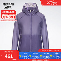 Reebok锐步官方防晒衣女23春夏新款梭织外套夹克拉链户外23RCS102W 23RCS102WGP0 A/XL