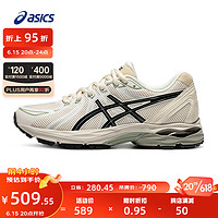 ASICS 亚瑟士 跑步鞋女鞋缓震运动鞋舒适回弹耐磨跑鞋 GEL-FLUX CN 浅灰色/黑色 37.5