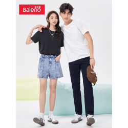 Baleno 班尼路 男女款纯棉T恤 19色可选 88902284
