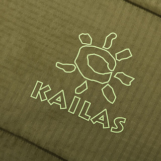 凯乐石信封式睡袋户外露营保暖15°C可展开棉睡袋 橄榄油绿 M