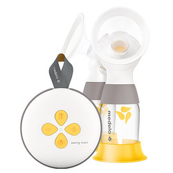 medela 美德乐 吸奶器丝韵翼智能版电动双边吸乳器畅韵单边充电式蓝牙智能