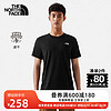 THE NORTH FACE 北面 短袖T恤男黑色 XL/180（尺码偏大一码）