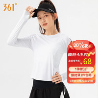 361°运动服女长袖上衣瑜伽服春秋跑步训练服修身速干瑜伽健身服