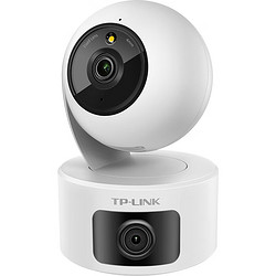 TP-LINK 普联 双摄800万监控摄像头家用监控器360度无死角带夜视全景无线家庭室内tplink手机
