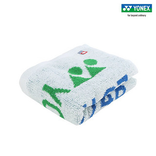 YONEX运动毛巾尤尼克斯yy羽毛球乒乓球跑步健身擦汗吸汗毛巾浴巾 AC1004 白色40×100cm周年限定