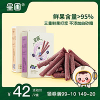 HEALTHY DIET EVERYDAY 星圃 蓝莓桑葚/雪梨枇杷水果棒原果果肉条水果添加量≥95%营养零食