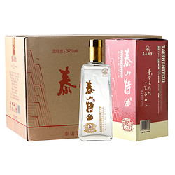 taishanpai 泰山牌 泰山特曲  小窖佳酿 浓香型白酒 38度泰山5 整箱500mL*6瓶