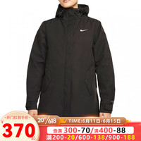 NIKE耐克外套女装 春季款新款运动服舒适休闲夹克防风ins潮中长款风衣 DM6246-010 S