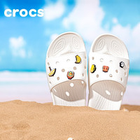 卡骆驰(crocs)拖鞋男鞋女鞋 新款运动鞋透气休闲涉水沙滩鞋凉鞋浴室一字拖鞋 206121-100/智必星需另外购买 M13(48-49/310mm)