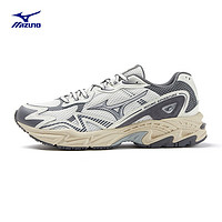 美津浓（MIZUNO）慢跑鞋春季新品舒适耐磨回弹缓震透气跑步鞋 ADVENTURE 01/棉色/灰色/沙色 44