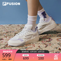 FILA 斐乐 FUSION斐乐潮牌DESPERADO LOW复古篮球鞋女2023夏低帮运动鞋