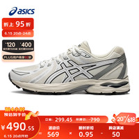 亚瑟士ASICS跑步鞋男鞋缓震回弹运动鞋舒适透气跑鞋 GEL-FLUX CN 浅灰色/白色 39.5
