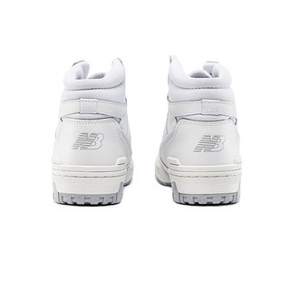 NEW BALANCE 官方男鞋女鞋650R系列时尚百搭潮流运动鞋 白色 BB650RWW 37(脚长22.5cm)