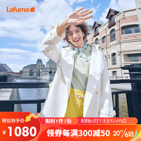 LAFUMA乐飞叶户外风衣防泼水英伦风宽松中长款夹克外套女 LFJA2AF28