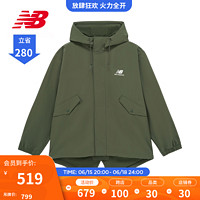 new balance NB官方23春季新款男女同款运动休闲连帽夹克外套 DON AMJ31323 XL