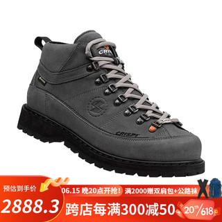 CRISPI23春夏新款复古工装摩纳哥徒步鞋男户外运动休闲登山鞋女Monaco 黑/灰 57256900 40