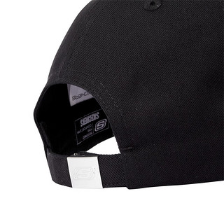 Skechers斯凯奇2023夏季新款情侣款棒球帽时尚经典百搭帽子 L422U169-0018 碳黑