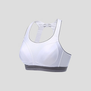 薏凡特（YVETTE）运动内衣女专业防震健身大胸背心防下垂SU6081 白色 65A
