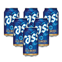 CASS 凯狮 淡爽拉格 10.5ºp 4.5%vol 韩国进口 啤酒 罐装 355ml*6听