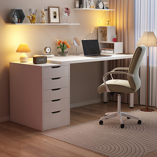 可伸缩电脑桌家用书桌小户型卧室化妆桌现代简约办公桌台式小桌子