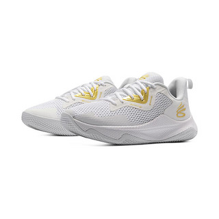 安德玛 UNDERARMOUR 库里Curry HOVR Splash 3男女情侣篮球鞋3026275 白色101 42.5