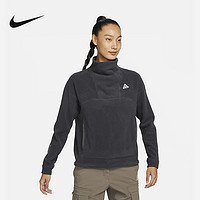 NIKE 耐克 ACG女子上衣春户外宽松摇粒绒运动叠搭柔软黑DQ5843-060