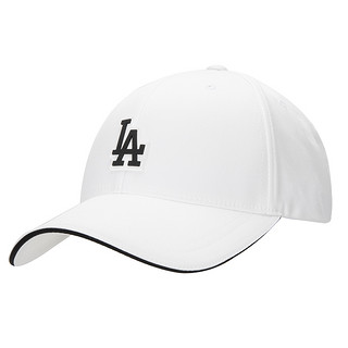 MLB官方帽子男女帽2023新款情侣鸭舌帽LA棒球帽白色遮阳帽运动帽