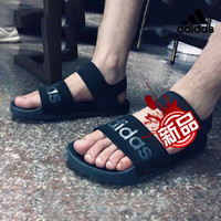 阿迪达斯 (adidas)男鞋女鞋 2023夏季新品时尚休闲舒适运动拖鞋 FY8649/橡胶外底 40.5