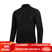 森地客Santic 男式春夏休闲骑行衬衫自行车骑行服衬衫 黑色 XXL