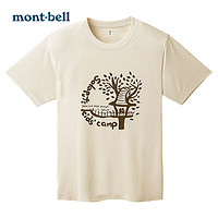 mont·bell montbellT恤男女23春夏新款户外速干情侣运动圆领短袖1114595 BOWT M