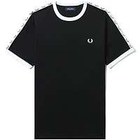 FRED PERRY 男士Logo边饰短袖T恤 FPXTEM4620XMKBKX