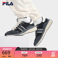 FILA 斐乐 官方子弹鞋BORA男鞋复古运动鞋2023夏休闲鞋