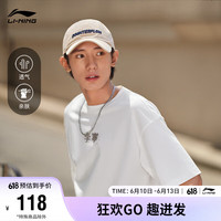 LI-NING 李宁 T恤丨情侣装2023运动时尚系列男女同款短袖T恤AHST723