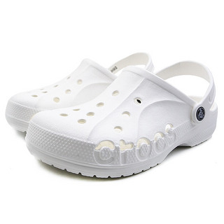 卡骆驰（crocs）男鞋女鞋 夏季新款贝雅轻便洞洞鞋涉水沙滩鞋情侣包头凉鞋拖鞋 贝雅洞洞鞋/白色 M11(45-46/290mm)