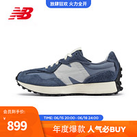 NEW BALANCE NB官方23新款男鞋女鞋327系列舒适百搭复古休闲鞋 浅蓝/深蓝 U327WCB 43(脚长27.5cm)