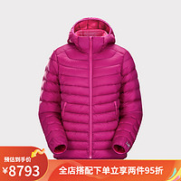 始祖鸟ARC'TERYX CERIUM HOODY  轻量保暖 女子 羽绒夹克 SYNTH/沉浸红 XS