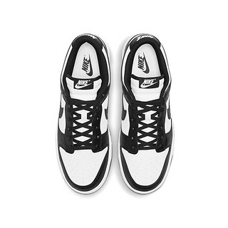 NIKE 耐克 Dunk Low (GS)女子黑白熊猫低帮耐磨运动板鞋 CW1590-100