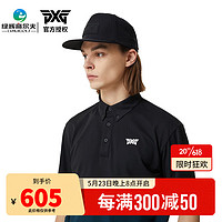 PXG 高尔夫球帽 男士2023新款透气球帽 时尚鸭舌帽 golf户外遮阳帽 PHPPU850421 黑色 S/M(55CM)