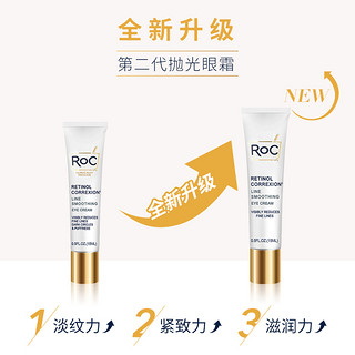 RoC 若珂A醇抛光眼霜淡化细纹黑眼圈紧致精华15ml