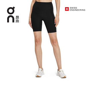 On昂跑2023春夏新品女款舒适修身紧身短裤Movement Tights Short Black 黑色 M