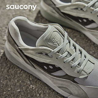 Saucony索康尼休闲鞋经典复古时尚男女同款百搭运动鞋SHADOW6000LAYER 灰色 39