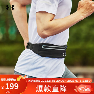 安德玛 UNDERARMOUR）Flex男女跑步运动腰包1369219 黑色001 均码