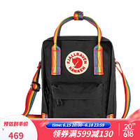 FJALLRAVEN北极狐跑步腰包 单肩包旅行包男女款斜挎包男女23623 550/907 黑色/彩虹 2.5L