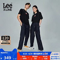 Lee XLINE23春夏新品宽松气球裤清水洗男女同款牛仔裤LUB0054475PN