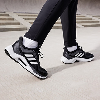 adidas阿迪达斯官方ALPHATORSION 2.0男女网面运动跑步鞋GY0591 黑/白 41(255mm)